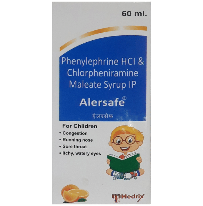 Alersafe 2mg/5mg Syrup