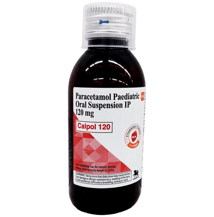 Calpol 120mg Suspension Strawberry