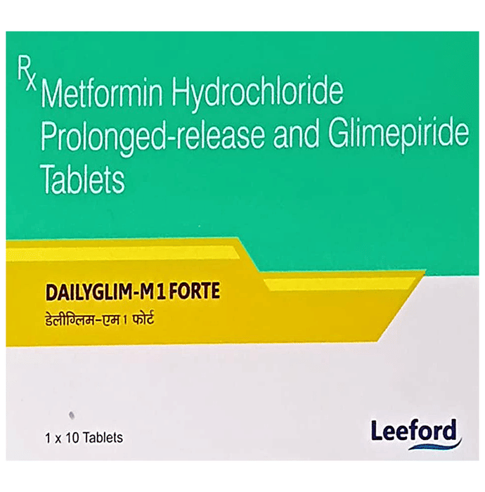Dailyglim M Forte 1mg/1000mg Tablet