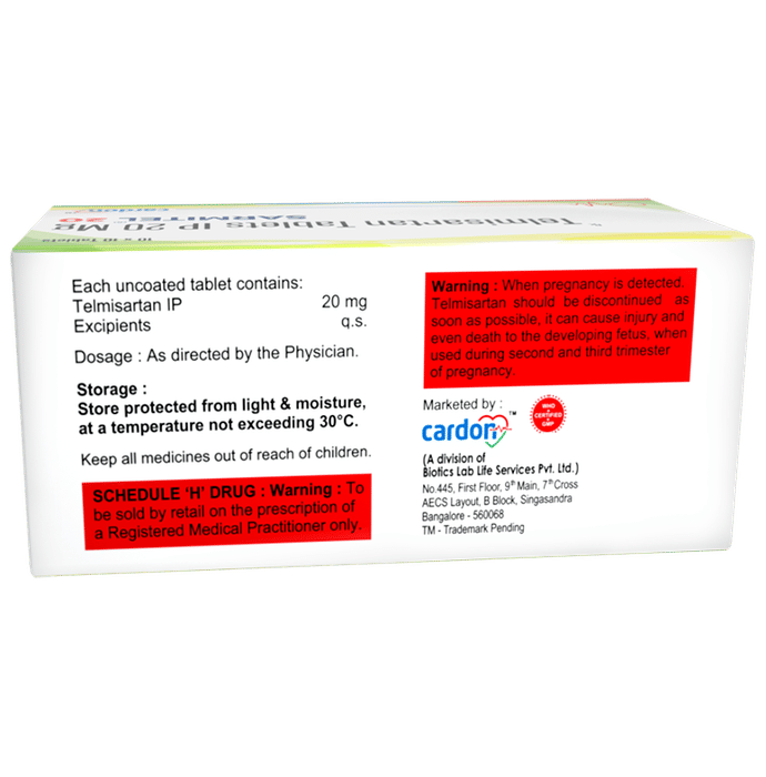 Sarmitel 20mg Tablet