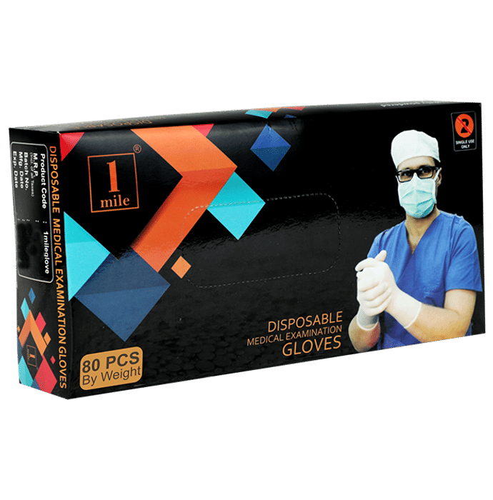 1Mile Disposable Medical Examination Glove Small