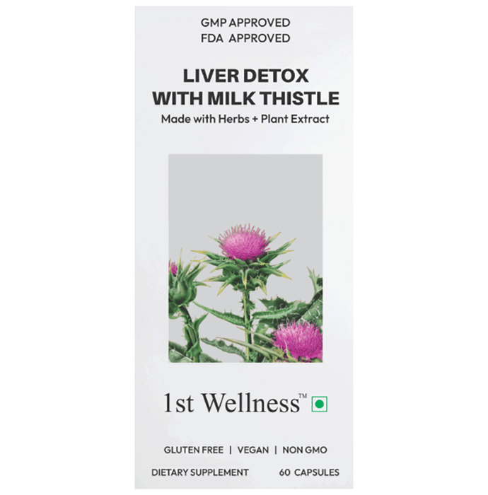 1st Wellness Liver Detox With Milk Thistle Capsule