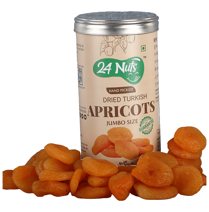 24 Nuts Hand Picked Dried Turkish Apricots