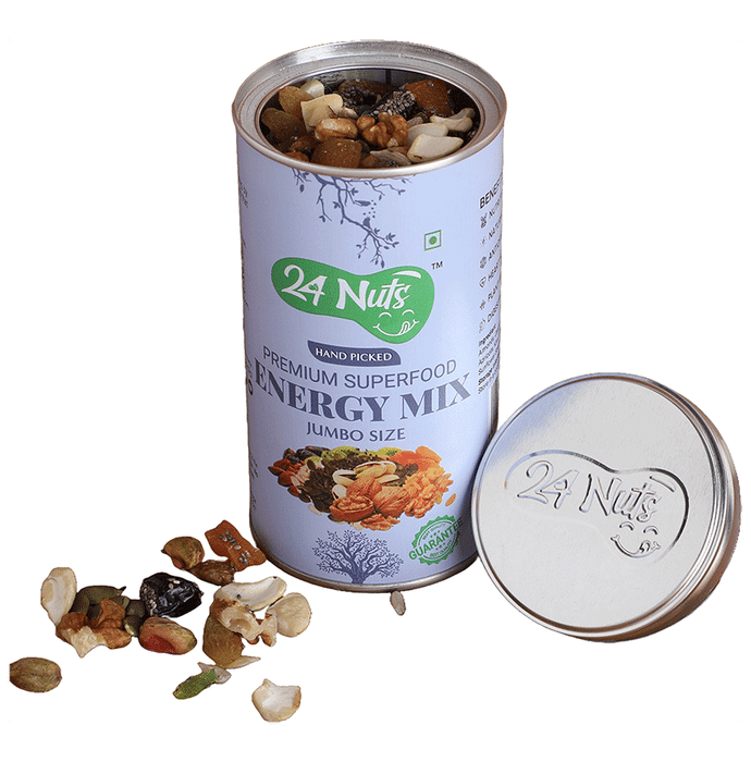 24 Nuts Hand Picked Premium Superood Energy Mix