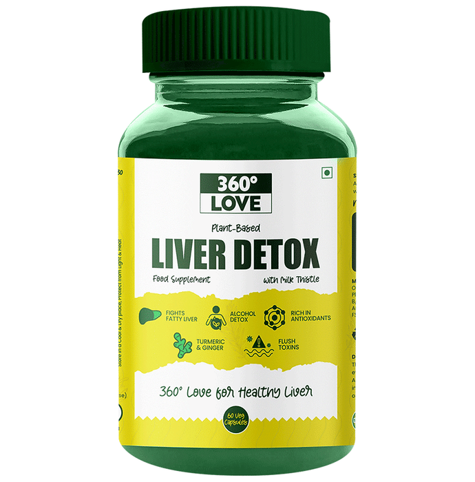 360° Love Liver Detox Veg Capsule