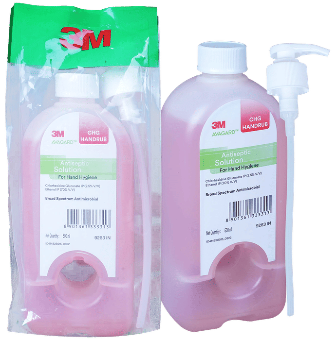 3M Avagard CHG Handrub Hand Sanitizer Antiseptic Solution