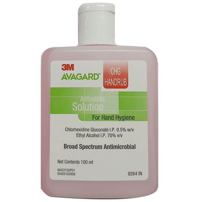 3M Avagard CHG Handrub Hand Sanitizer Antiseptic Solution