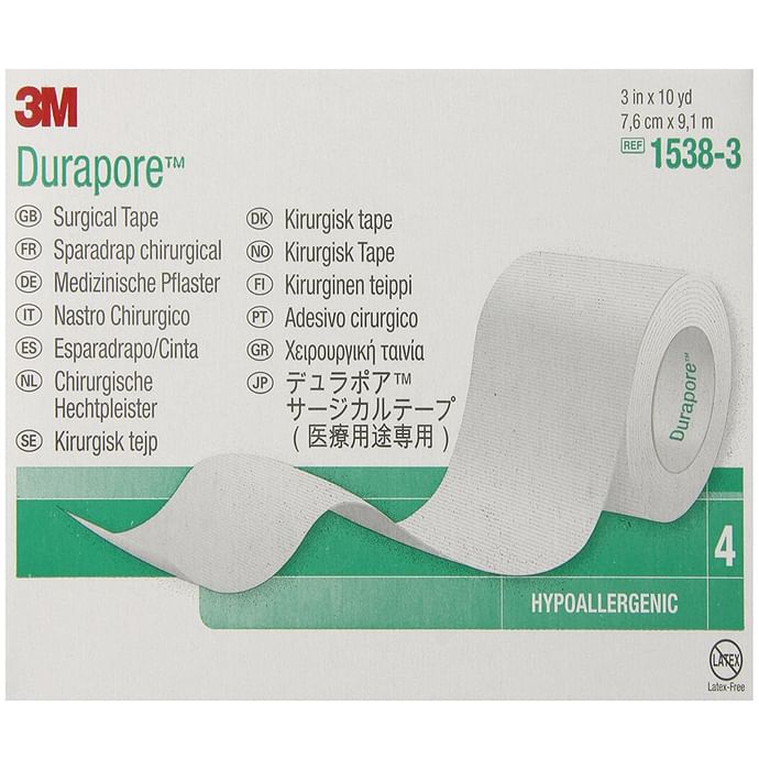 3M Durapore Tape 1538-3, 3 inch x 10 yard