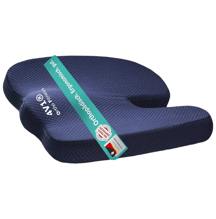 4V1 CX 9 Coccyx Orthopedic Seat Cushion Standard Blue