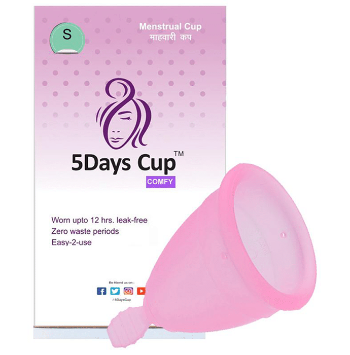 5DaysCup Comfy Reusable Menstrual Cup Small Pink
