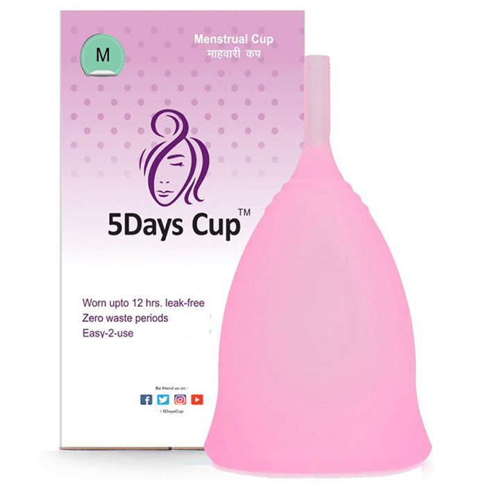 5DaysCup Reusable Menstrual Cup Large Pink