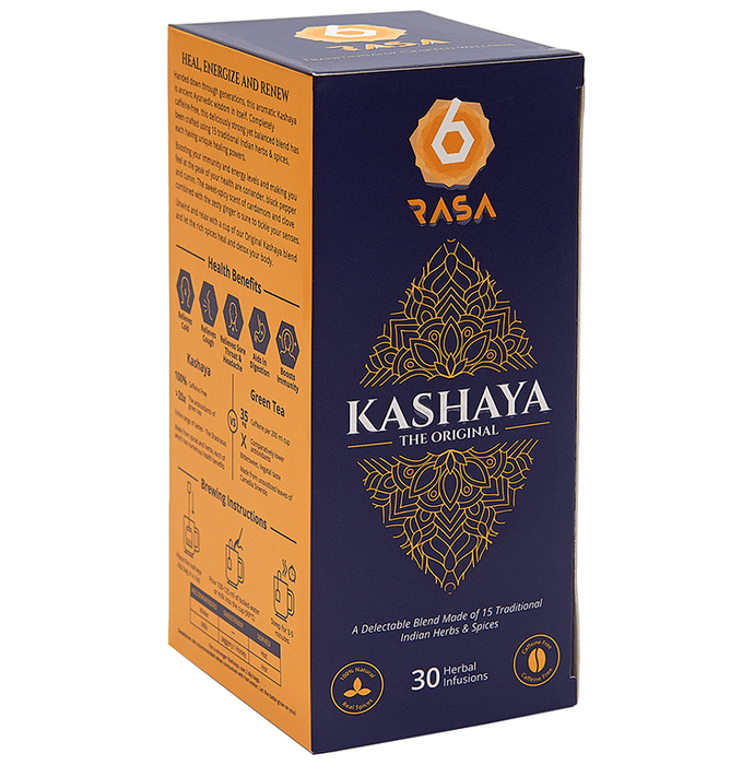 6 Rasa Kashya The Original Herbal Infusion Tea Bag (2.5gm Each)