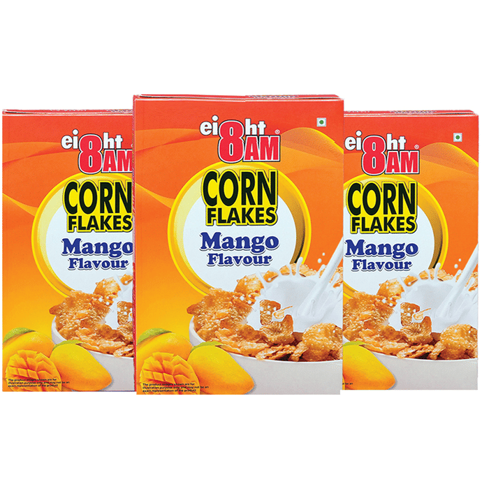 8AM Corn Flakes (300gm Each) Mango