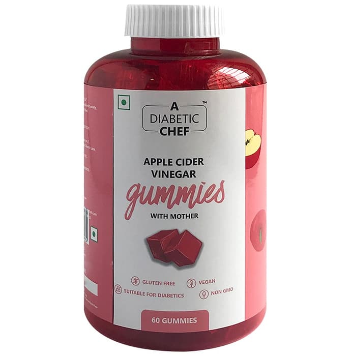 A Diabetic Chef Apple Cider Vinegar Gummies with Mother