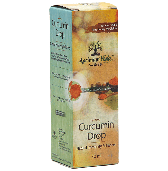 Aachman Veda Curcumin Drop Natural Immunity Enhancer (30ml Each)