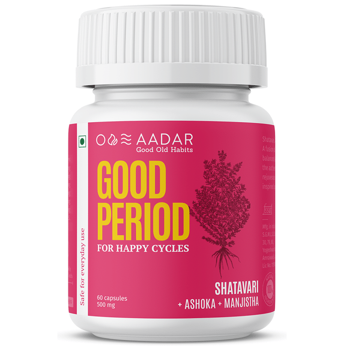 Aadar Good Period 500mg Capsule (60 Each)