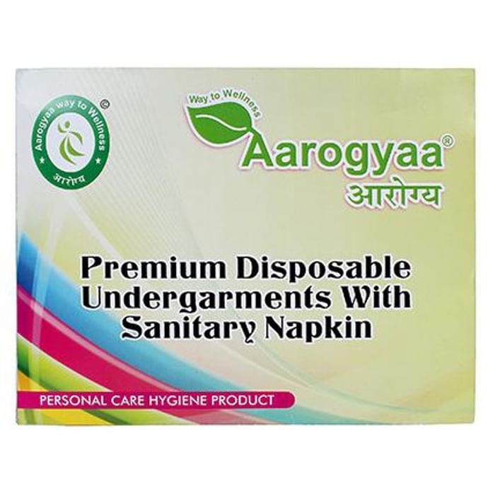 Aarogyaa Premium Disposable Undergarments with Sanitary Napkin