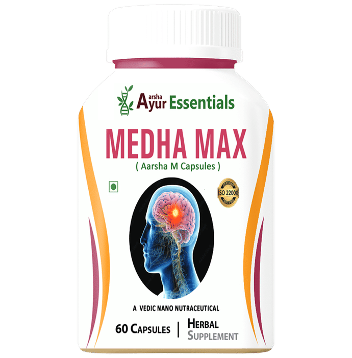 Aarsha Ayur Essentials Medha Max Capsule
