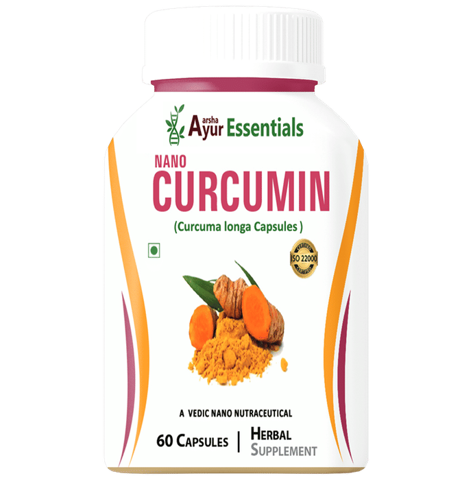 Aarsha Ayur Essentials Nano Curcumin Capsule