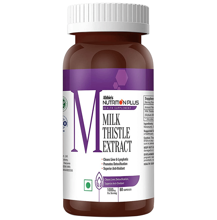 Abbie's Nutrition Plus Health Supplement Milk Thistle Extract Capsule
