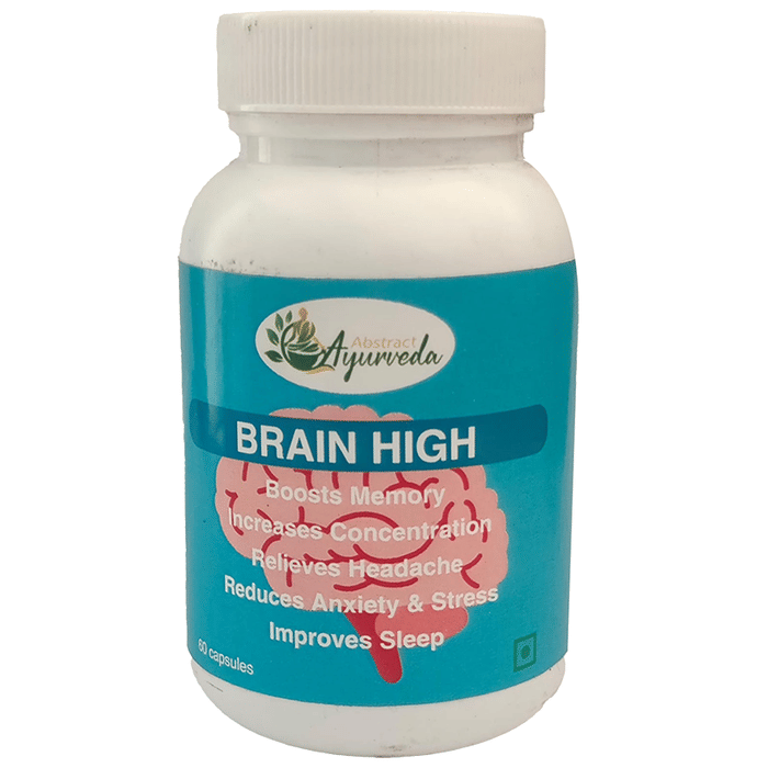 Abstract Ayurveda Brain High Capsule