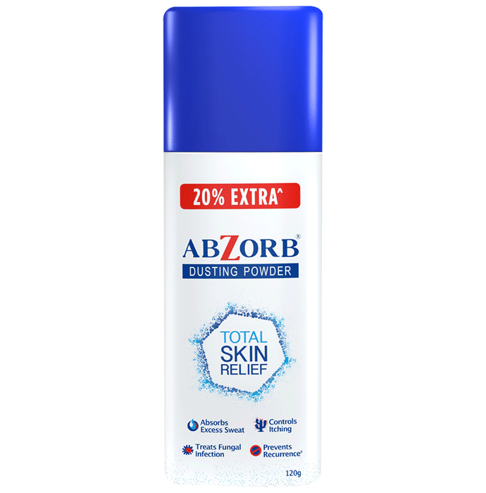 Abzorb Anti Fungal Dusting Powder | Absorbs Excess Sweat | Controls Itching | Derma Care | Manages Fungal Infections