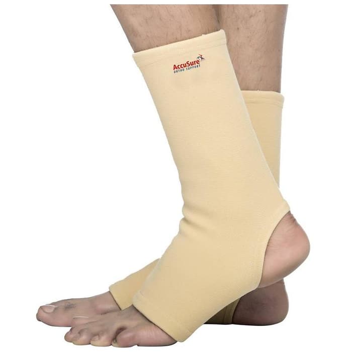 AccuSure A2 Ankle Elastic Pair Large