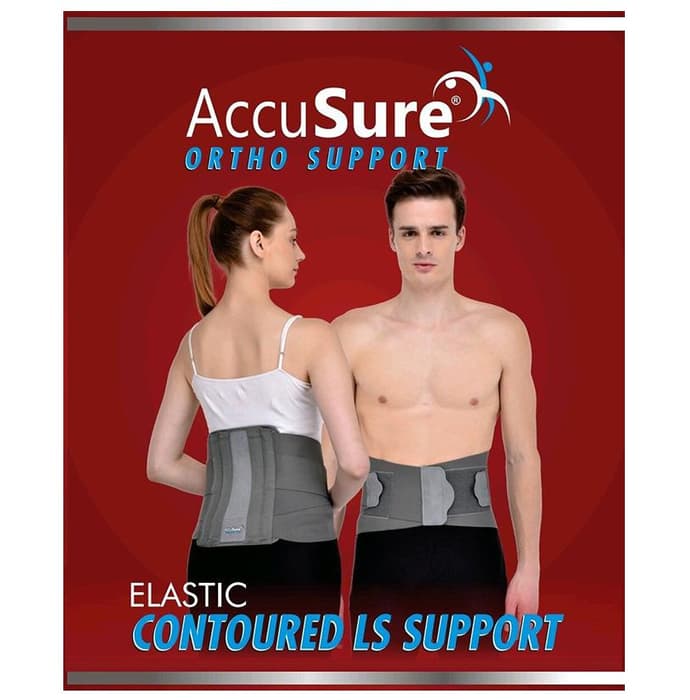 AccuSure B5 Elastic Contoured LS Support Large