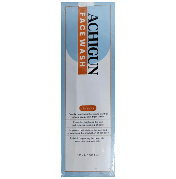 Achigun Face Wash for Deep Cleansing & Acne Removal