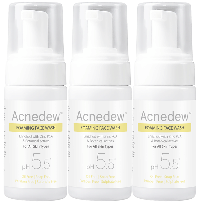 Acnedew PH 5.5 Foaming Face Wash (100ml Each)