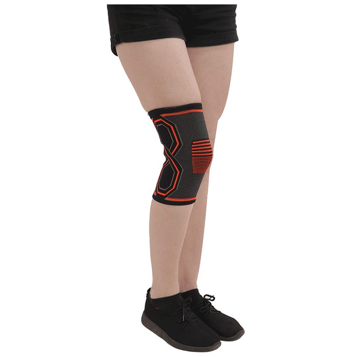 ADBZ Knee Cap Supreme Stretchable and Comfortable, Knee Support For Knee Pain For Men and Women Black Medium