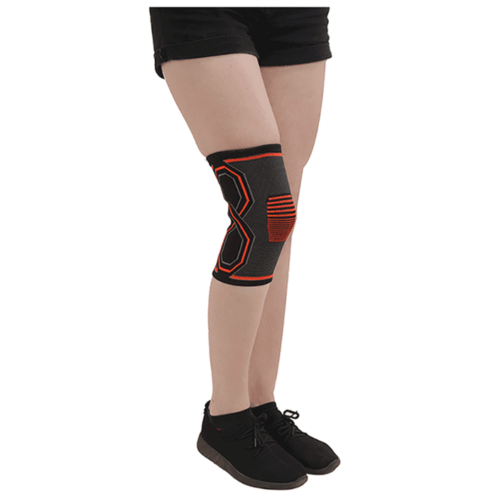 ADBZ Knee Cap Supreme Stretchable and Comfortable, Knee Support For Knee Pain For Men and Women Black XL