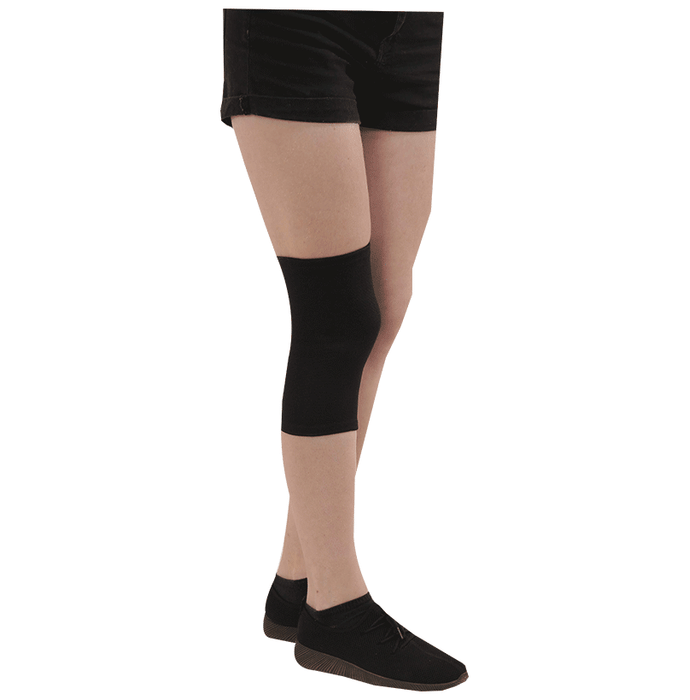 ADBZ Orthoaids Knee Cap Stretchable and Comfortable, Knee Support For Knee Pain For Men and Women Black Medium