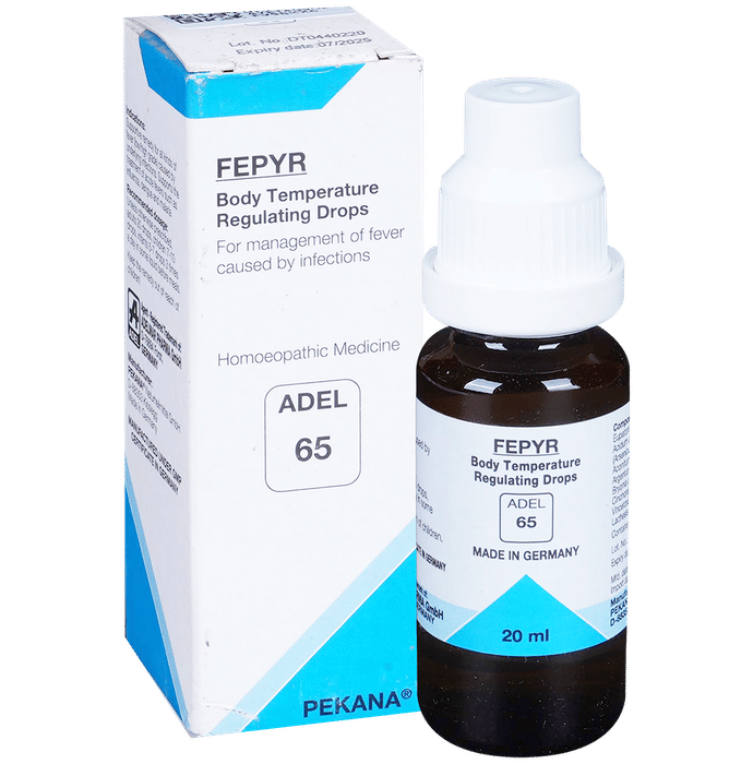 ADEL 65 Fepyr Body Temperature Management Viral Fever Drop