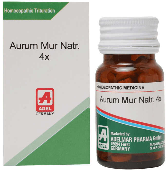 ADEL Aurum Muriaticum Natronatum Trituration Tablet 4X