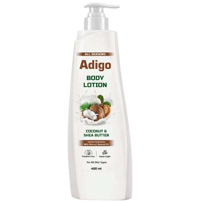 Adigo Body Lotion (400ml Each) Coconut & Shea Butter