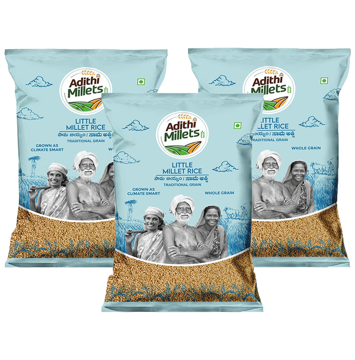 Adithi Millets Combo Pack of Little Millet (500gm Each)