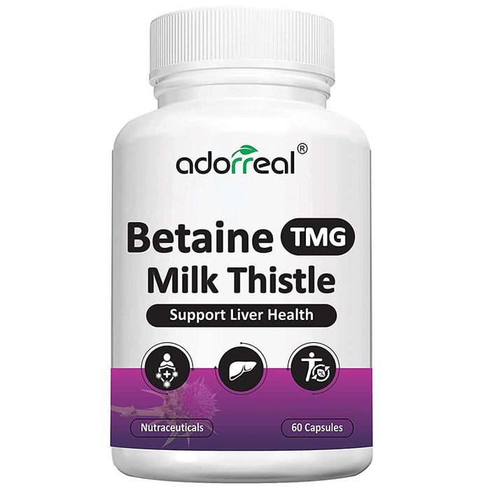 Adorreal Betaine TMG Milk Thistle Capsule