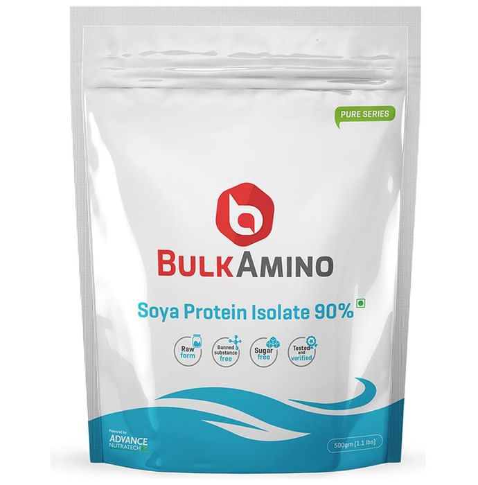 Advance Nutratech BulkAmino Soya Protein Isolate 90% Powder Unflavoured