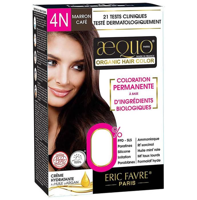 Aequo Organic Hair Color Medium Brown 4N