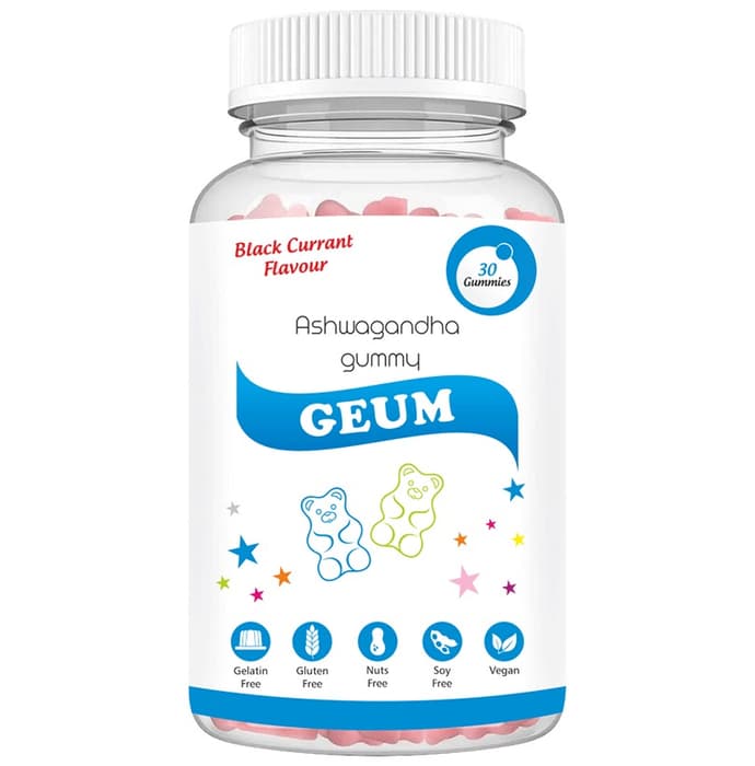 Aesthetic Softcaps Geum Ashwagandha Gummies Black Currant
