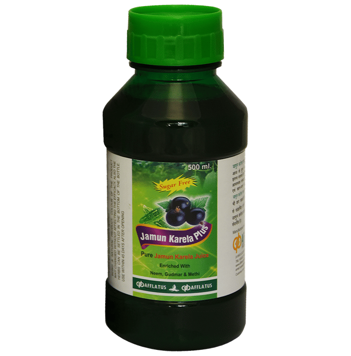 Afflatus Jamun Karela Plus Juice Sugar Free