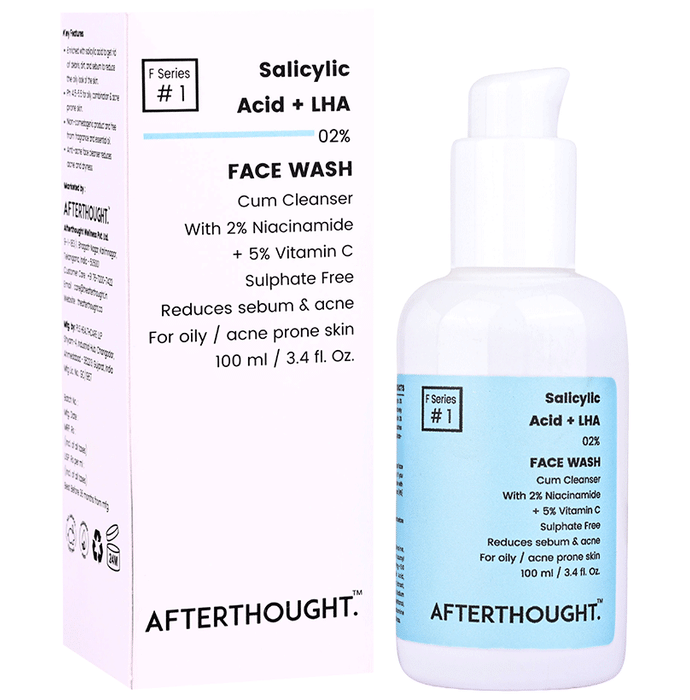 Afterthought Salicylic Acid + LHA 2% Face Wash