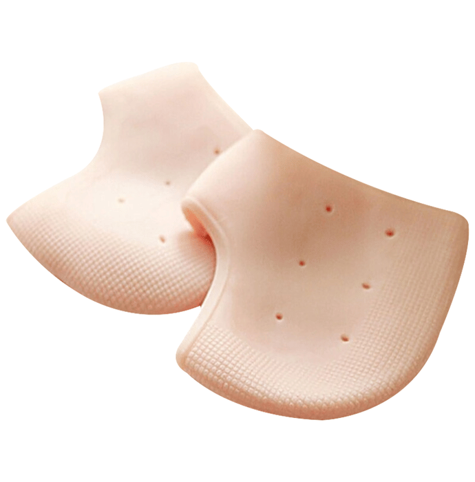 Agarwals Soft & Comfy Silicone Gel Heel Pad Foot Protector Socks for Pain Relief (1 Pair)