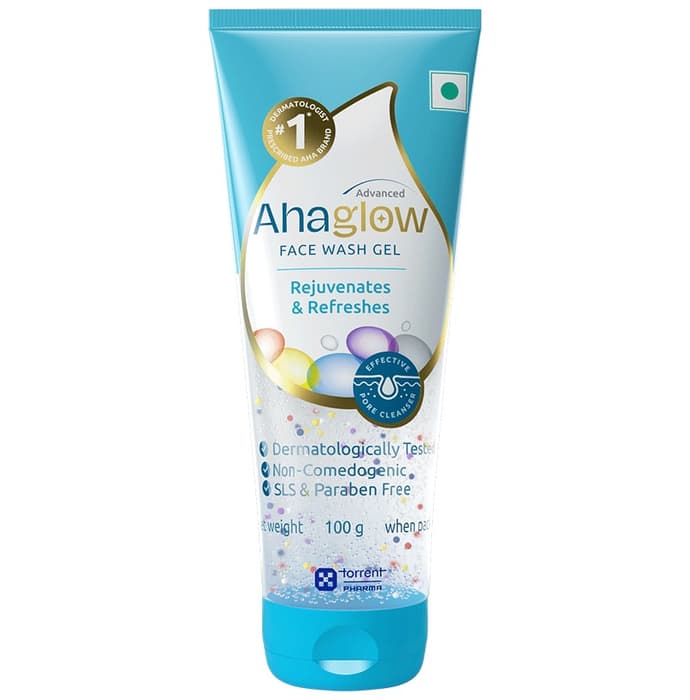 Ahaglow Advanced Skin Rejuvenating Face Wash | Effective Pore Cleanser | SLS & Paraben-Free Face Care Product