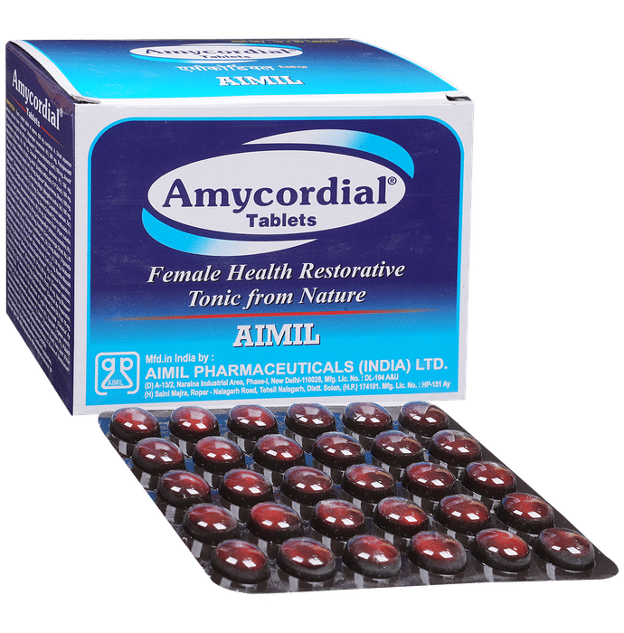 Aimil Amycordial Tablet Female Health Restorative