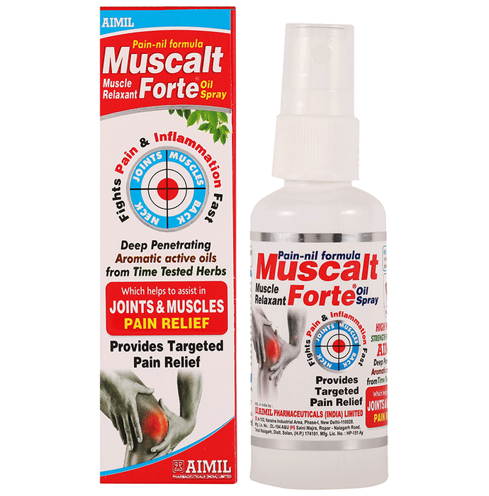 Aimil Muscalt Forte Oil Spray | Relieves Joint & Muscle Pain