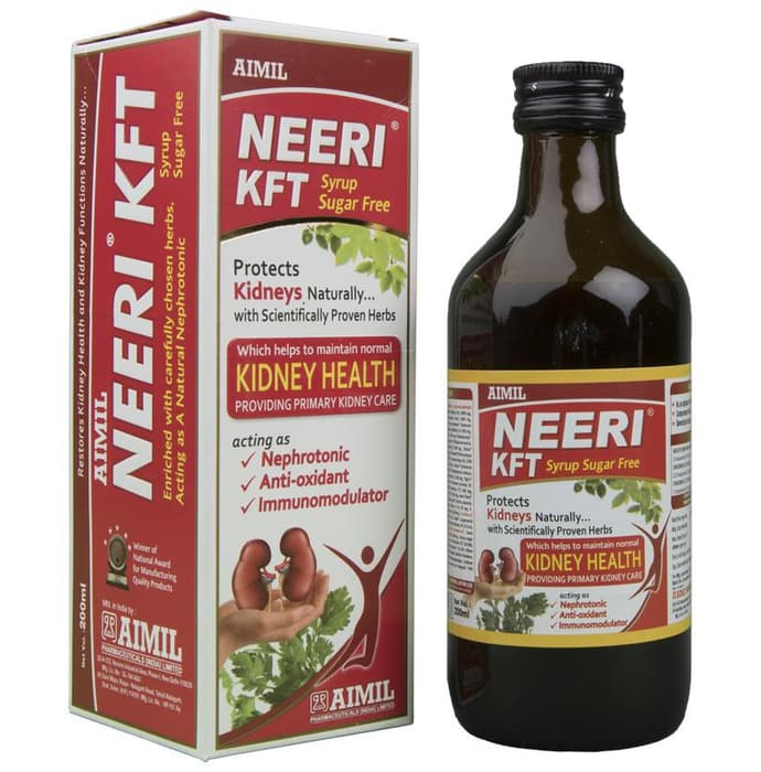 Aimil Neeri KFT Sugar-Free Ayurveda Syrup | Supports Kidney Health