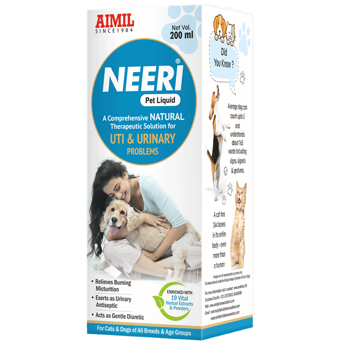 Aimil Neeri Pet Liquid | Herbal Kidney Medicine for Dogs & Cats