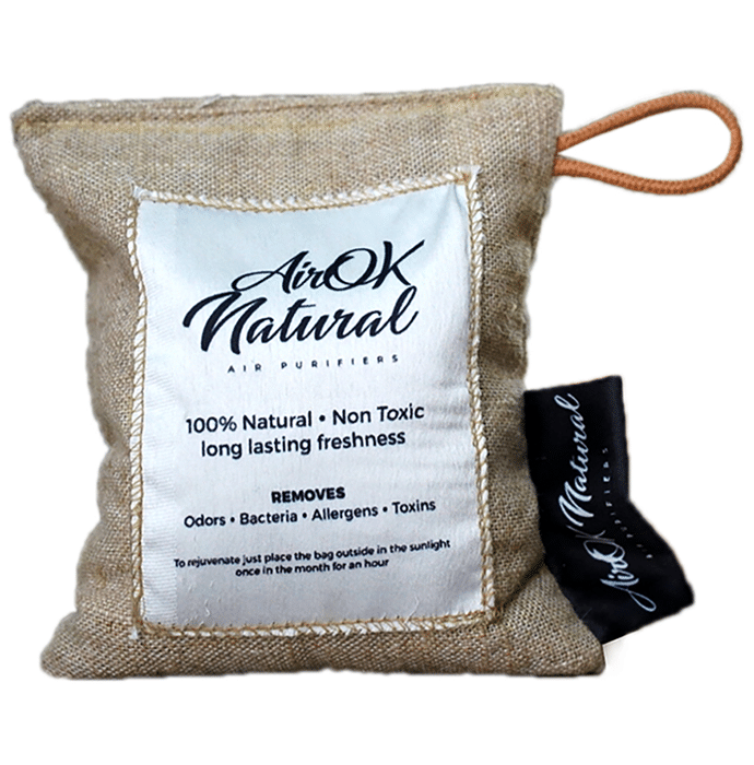 AirOK Non Electric Air Purifying Bag (200gm Each) Activated Charcoal